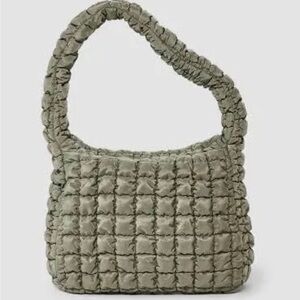 Wild Fable Quilted Puffer Shoulder Bag Green